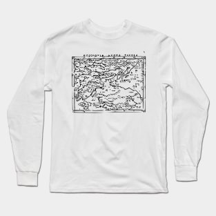 Random Map Long Sleeve T-Shirt